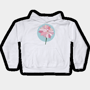 Pink Dahlia Kids Hoodie